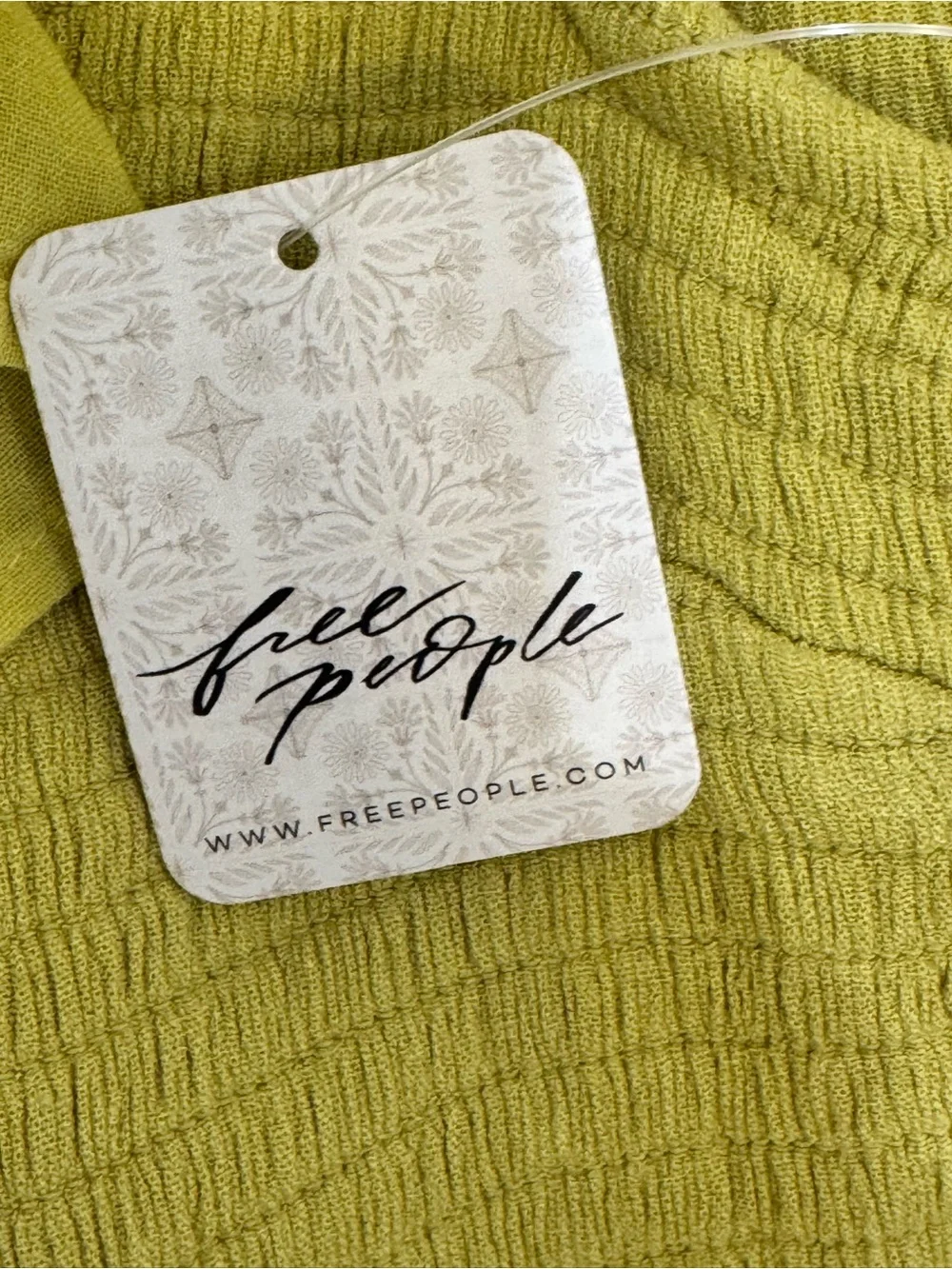 Free People Silent Lime Ruffle Maxi Dress NWT XS $118